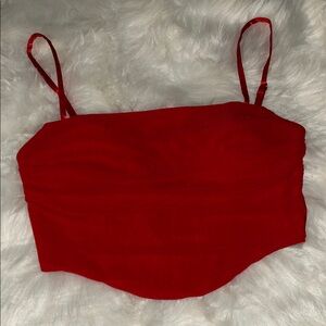 Privy Vibrant Red Camisole Top